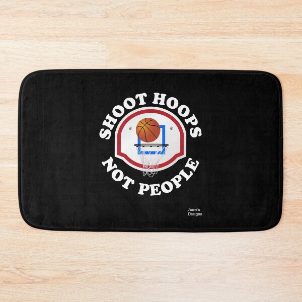 Item preview, Shoot Hoops Not People w/ Basketball And Hoop - Jame's Designs designed and sold by JamesShirts-com.