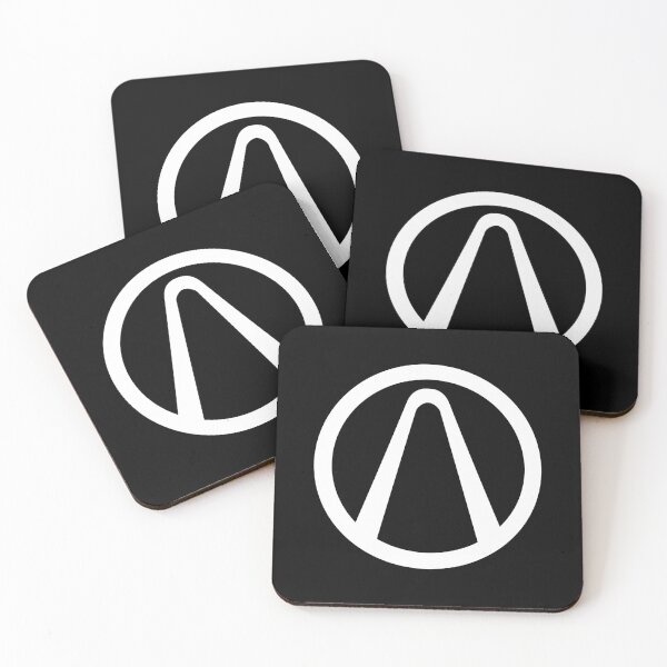 Borderlands White Emblem Coasters (Set of 4)