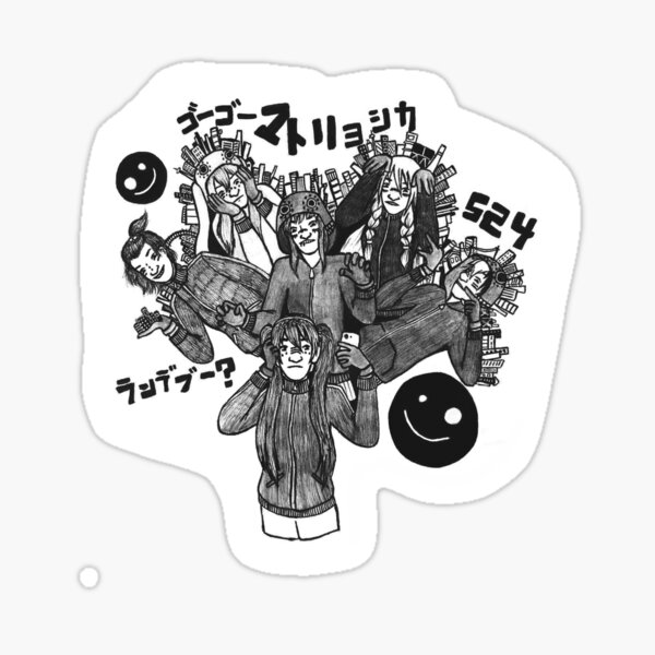 Go Go Matryoshka Sticker