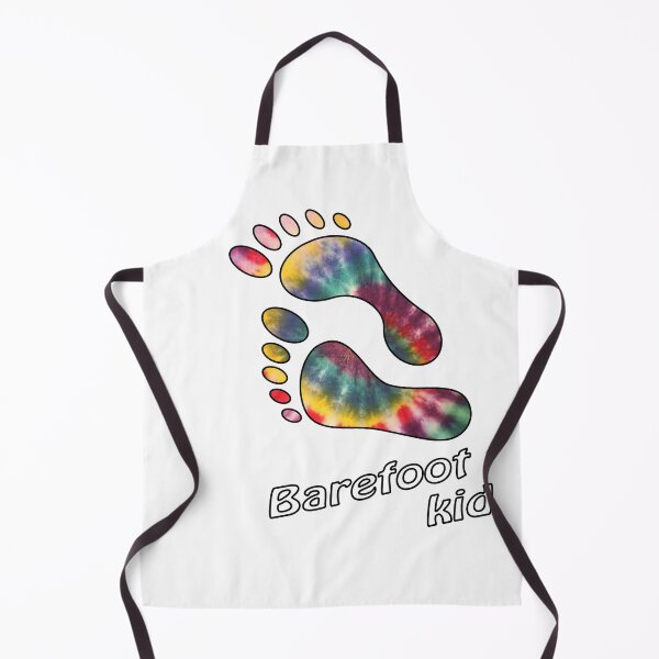 Item preview, Tie Dye Barefoot Kid Logo designed and sold by Therilynne.