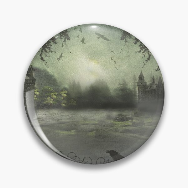 Item preview, GOTHIC GREEN LANDSCAPE designed and sold by UNICORNOMORENA.