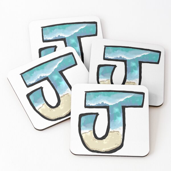 Item preview, Bubble letter ocean J designed and sold by KatharineArt.