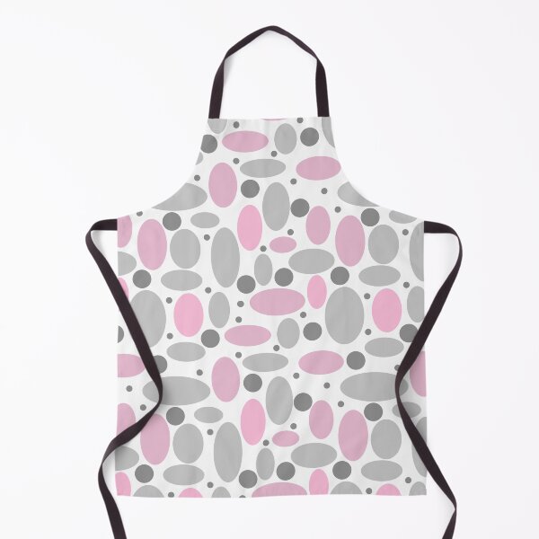 Item preview, Grey pink retro, grey, grey and pink, pink, grey polka dots, vintage pattern designed and sold by fuzzyfox.