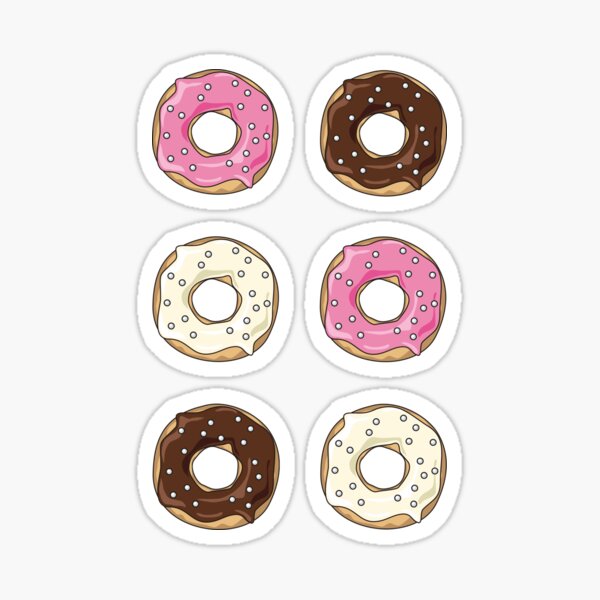 Pearly Donuts Sticker