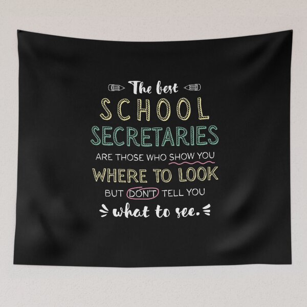 Item preview, The best School Secretaries Appreciation Gifts - Quote Show you where to look designed and sold by betternotes.