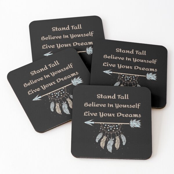 Item preview, Stand Tall - Believe In Yourself - Live Your Dreams designed and sold by ColorfulMystic.