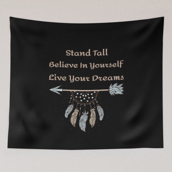 Item preview, Stand Tall - Believe In Yourself - Live Your Dreams designed and sold by ColorfulMystic.