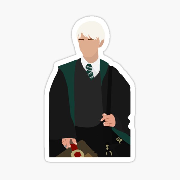 "Draco Malfoy Sticker" Sticker by mollyheddle | Redbubble