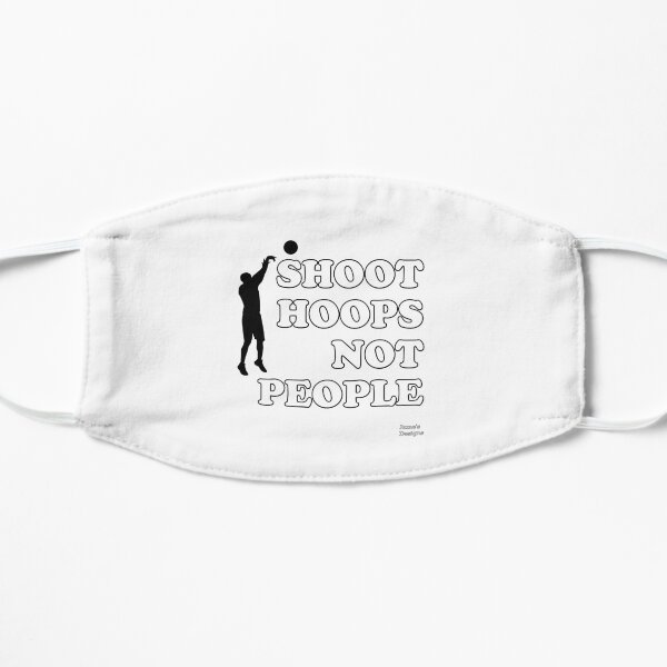 Shoot Hoops Not People w/ Basketball Player And Ball - Jame's Designs Mask