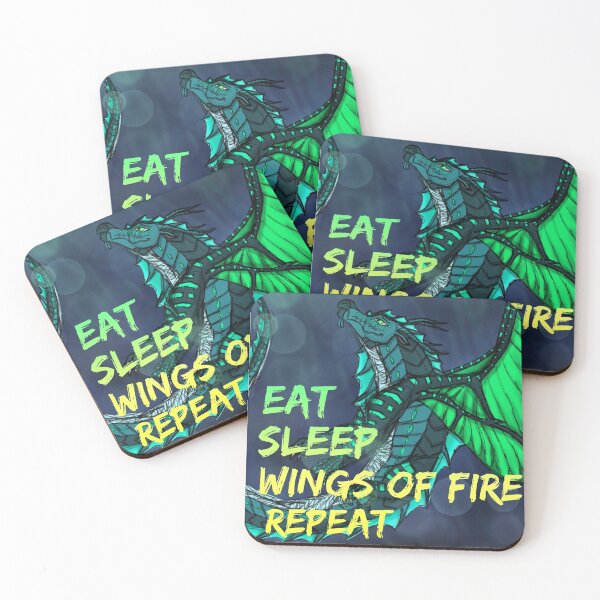 Item preview, Eat Sleep Wings of Fire Repeat Dragon designed and sold by ArtbyRoseDragon.