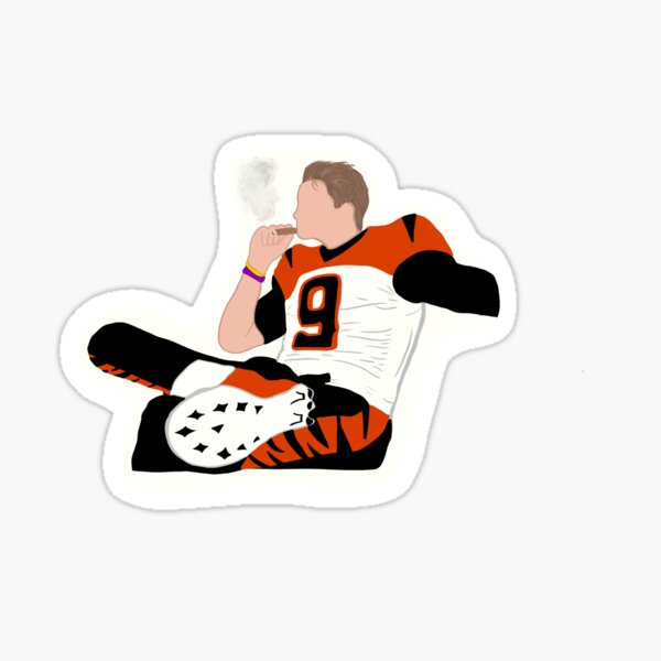 JOE BURROW SMOKING CIGAR | Sticker