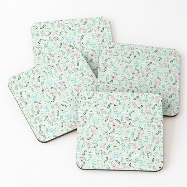 Item preview, Les chatons vert designed and sold by monsieurchampi.