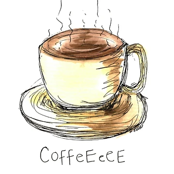 Artwork thumbnail, CoFfeEeeE by Michelle Potter Artist
