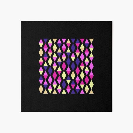 Versed Maple (pinks, purples and yellows) Art Board Print