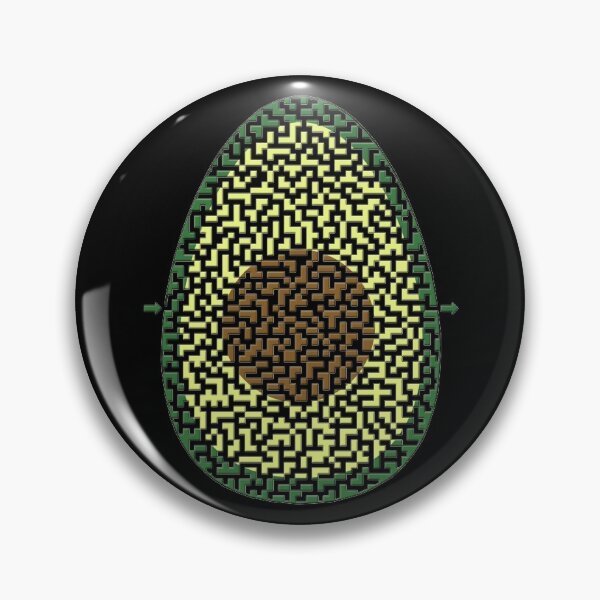 Item preview, Avocado Shaped Maze & Labyrinth designed and sold by gorff.