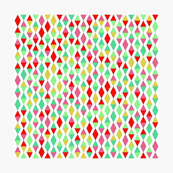 Versed Maple (greens, reds and yellows) Photographic Print