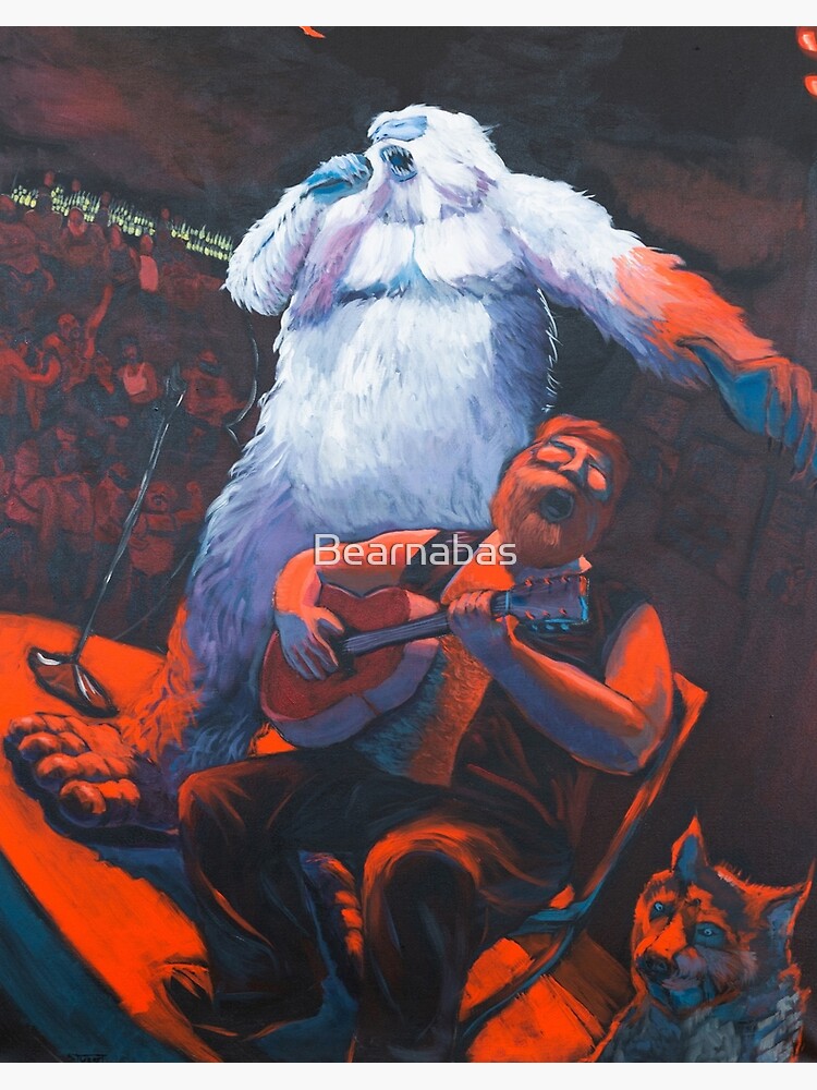 Yukon Cornelius And Bumble Singing On Stage 1970 Art Board Print By Bearnabas Redbubble