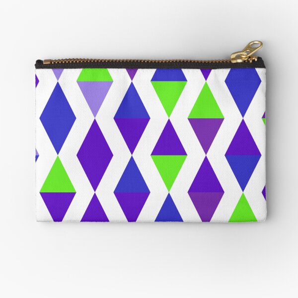 Versed Maple (purples and greens) Zipper Pouch