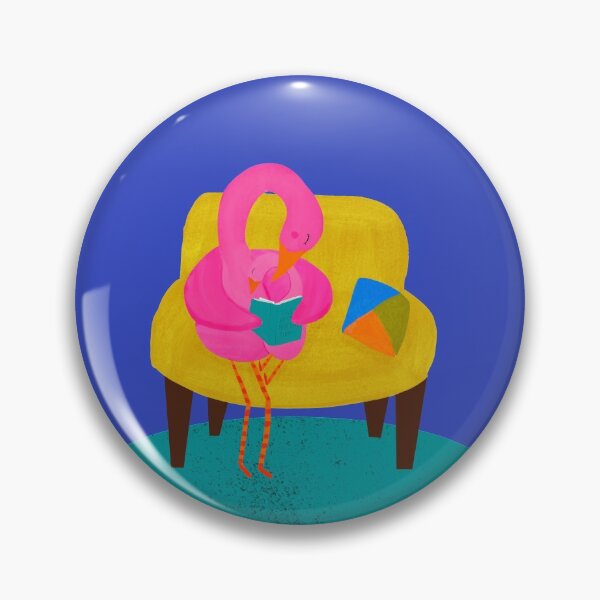 Item preview, Flamingo Bedtime Story Snuggles nursery art designed and sold by JenaWDesigns.
