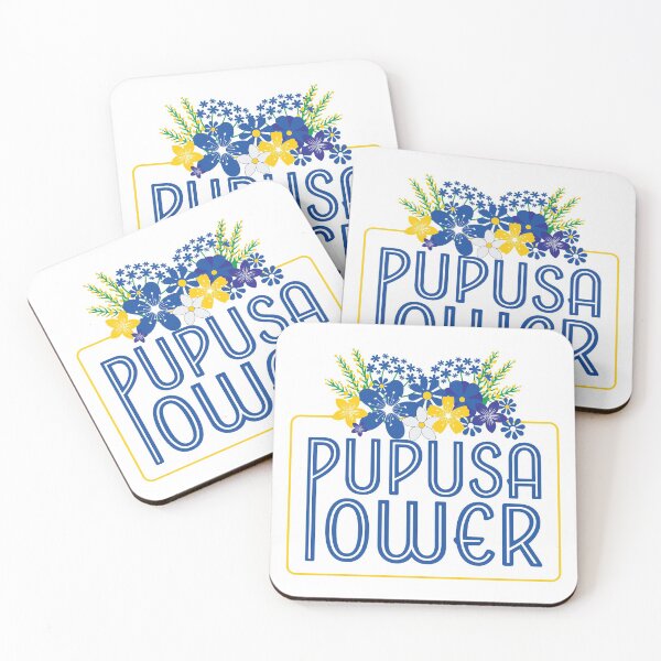 Item preview, Pupusa Power with Flowers designed and sold by Guanaquita.
