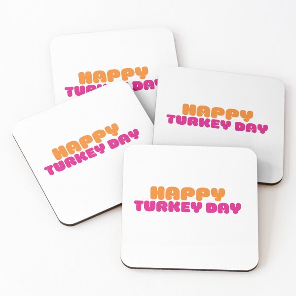 Item preview, HAPPY TURKEY DAY (Dunkin Design) designed and sold by LiveAndGlow.