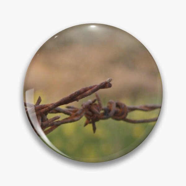 Item preview, Barbed wre, oblong, close up. designed and sold by Brian Scantlebury.