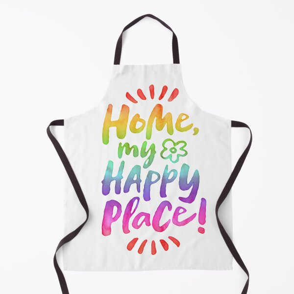 Item preview, HOME my Happy Place!  Shelter in Place - Homebody - Watercolour Rainbow designed and sold by 26-Characters.