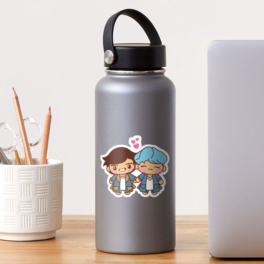 Taegi Pajama Party - BTS Taehyung and Yoongi ( SUGA ) in PJ's ~BTS Pajama Party~ Sticker