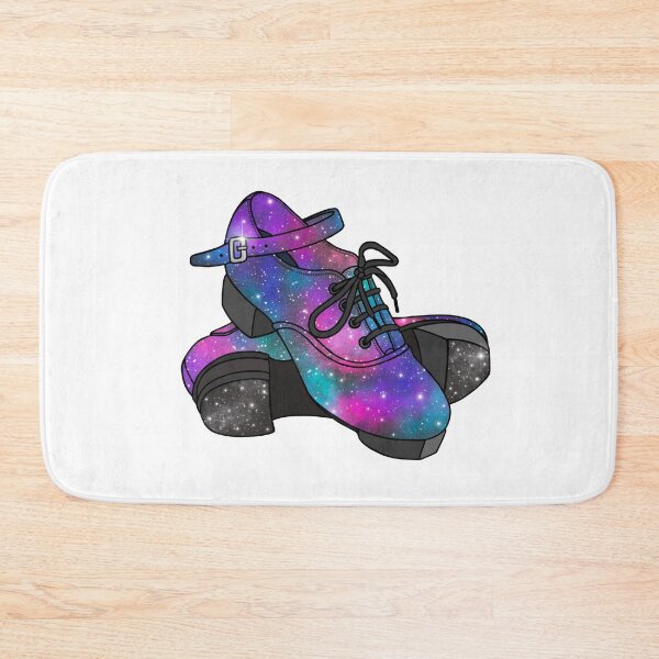 Item preview, Irish Dance Shoes - Sparkly Stars - Galaxy Space Jig Shoes designed and sold by theBlueKazoo.