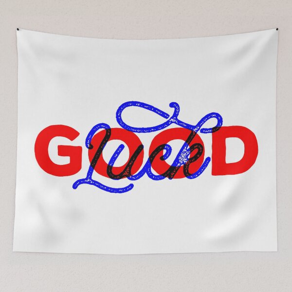 Item preview, Good Luck (Red & Blue) designed and sold by chrismanubag.