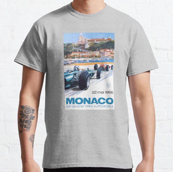 ZinTee Formula 1 Shirt - Scuderia Ferrari T-Shirt - Monte Carlo - Sebastian Vettel Tee - Leclerc - Sainz - Monaco Grand Prix 2019 - Unisex Tee