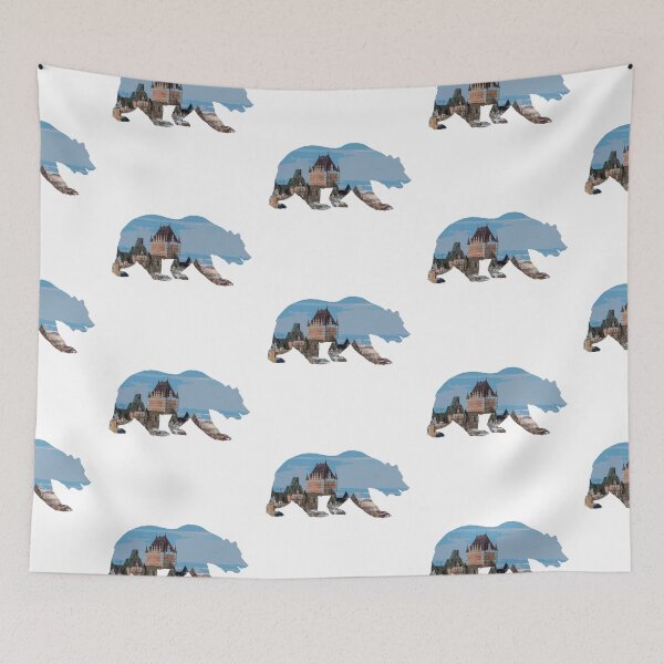 Item preview, Bear Mountain with Quebec Castle designed and sold by Viajamoslowcost.