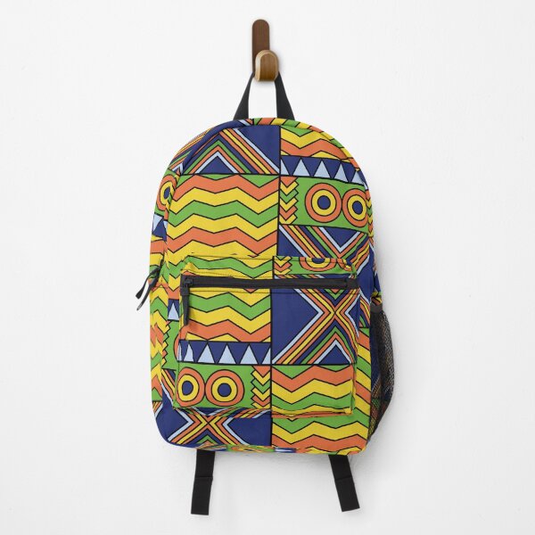 Item preview, African Kente Yellow Green Orange designed and sold by Bliss Find And Design.