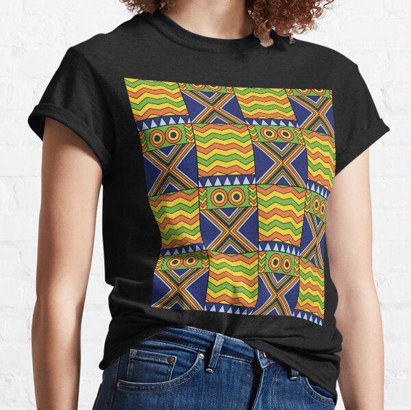 Kente Cloth Design Sticker for Sale by Humorous Teeshirts
