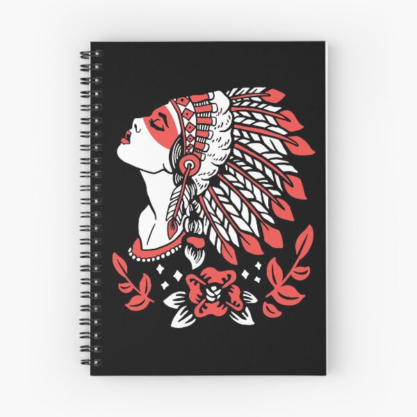 Item preview, Indian Woman with Traditional Tribal Headdress designed and sold by bouncymelon.