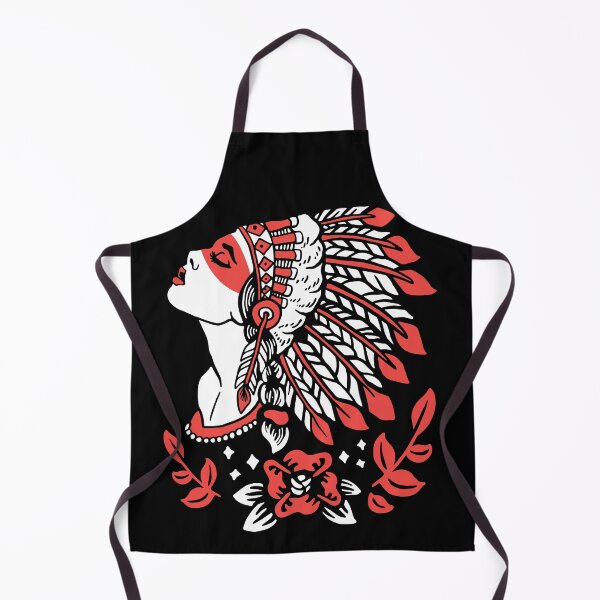 Item preview, Indian Woman with Traditional Tribal Headdress designed and sold by bouncymelon.