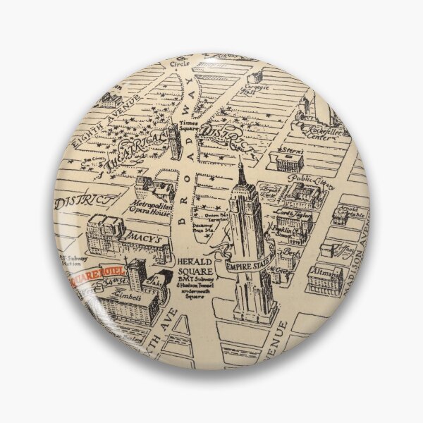 Item preview, 1926 Aerial New York City Map designed and sold by Gin  Neko.