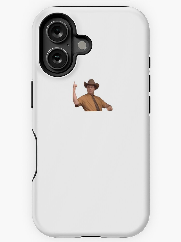Thumbnail 1 von 4, iPhone-Hülle, Cowboy-Sicherheit Dwight Schrute designt und verkauft von rosegold18.