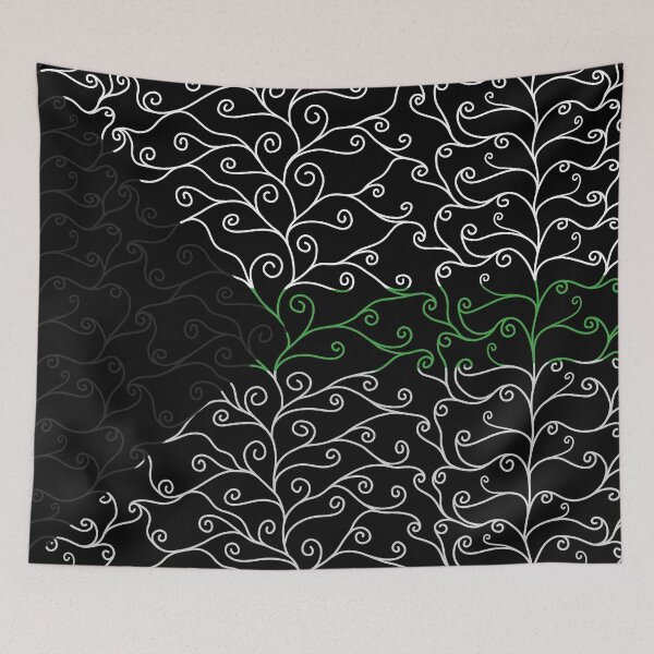 Item preview, Swirls and Silk - Demiromantic Flag designed and sold by StephOBrien.
