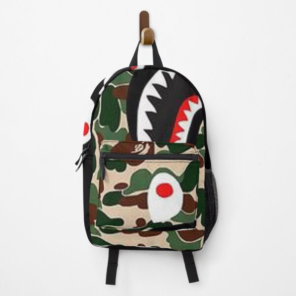 bape shark camouflage backpack