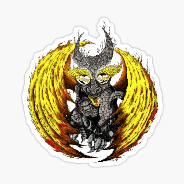 elemental-dragon-nar-the-fire-dragon-sticker-for-sale-by-ohhmg