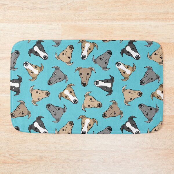 Item preview, Greyhound Faces - Blue designed and sold by littlearrow.