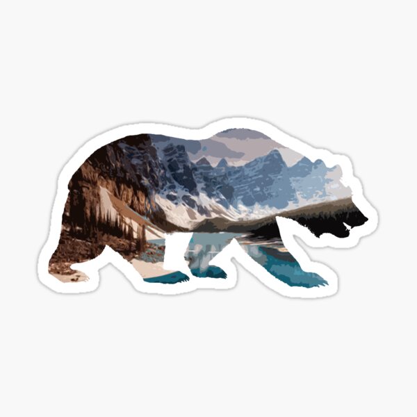 Bear Mountain Banff National Park Sticker
