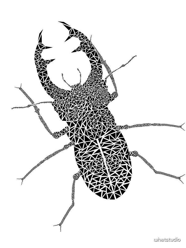 Thumbnail 2 of 2, Baby One-Piece, MoZanimals: Stag Beetle designed and sold by whatstudio.