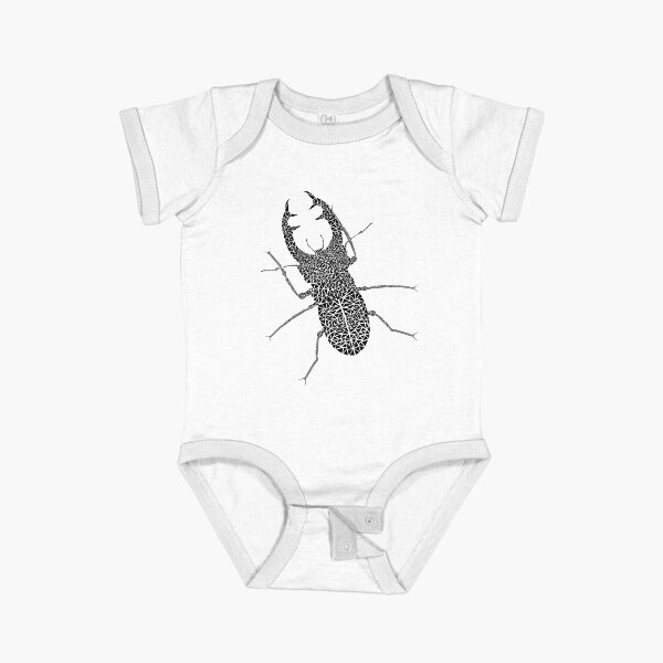 MoZanimals: Stag Beetle Short Sleeve Baby One-Piece