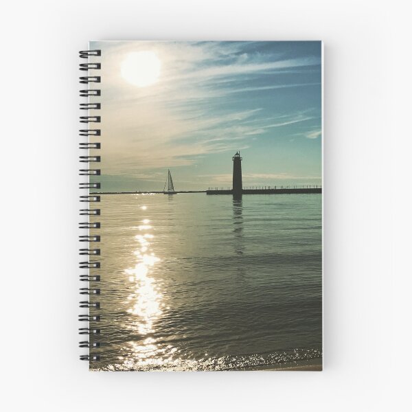 Item preview, Sun setting on Lake Michigan designed and sold by traceh38.