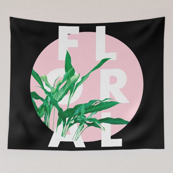 Item preview, Floral Typography designed and sold by ind3finite.