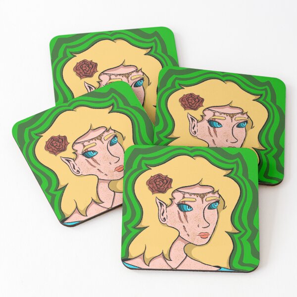 Item preview, Elves and roses designed and sold by Shred-Lettuce.
