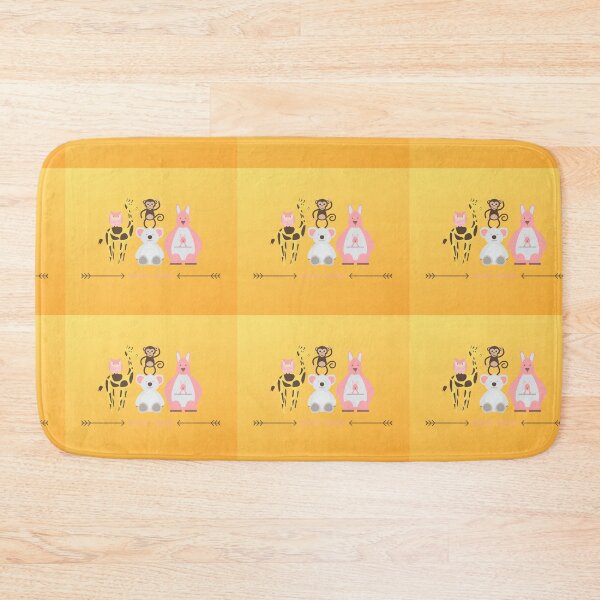 Item preview, Baby Animals on Yellow Background Design  designed and sold by AtarangiDesigns.