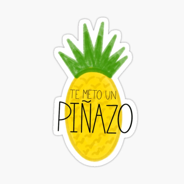 Te Meto Un Pinazo Sticker